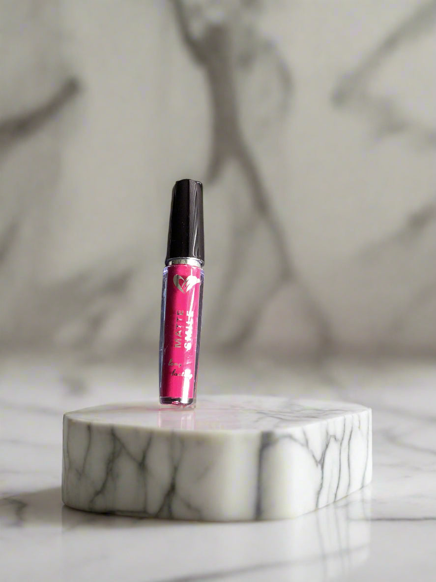 Amuse long lasting matte lip gloss (HOT PINK)&(PINK)
