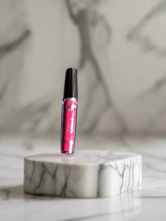 Amuse long lasting matte lip gloss (HOT PINK)&(PINK)